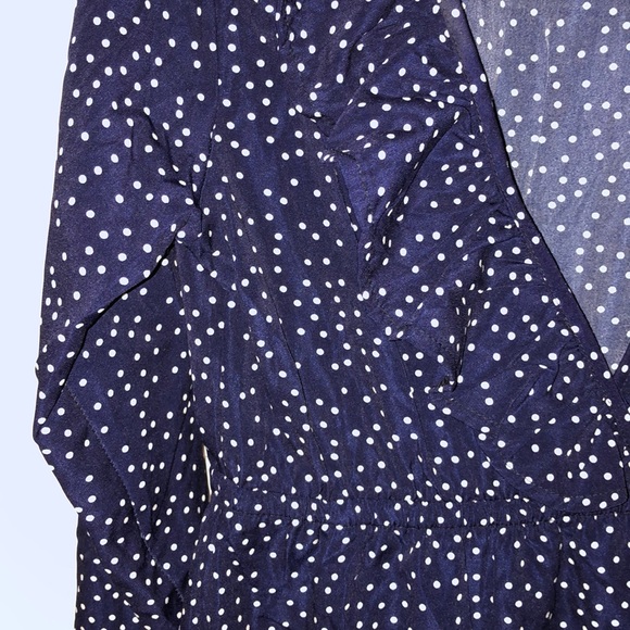 polka dots ruffle mini dress - Picture 3 of 3